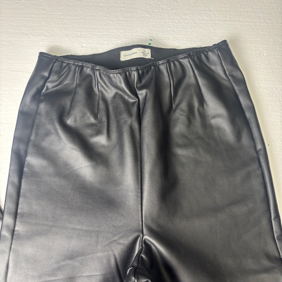 Gentle Fawn Fleece Lined High Waist Black Pleather Pants - Picture 3 of 9